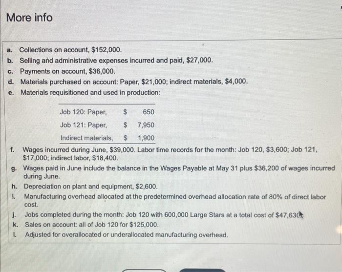 each account's balance as given. Post the joumal entries to the T-accounts