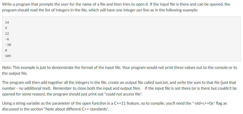 Please help with writing the code for the following program. The language