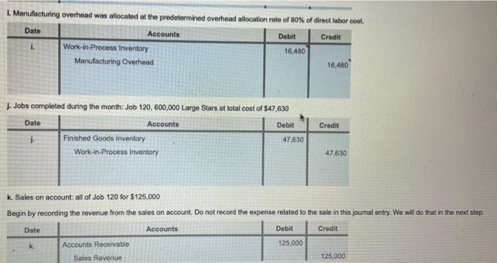 Prepare an income statement for the month of June. - Raw Materials