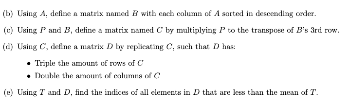 has been defined as P = magic(3), and a variable T has
