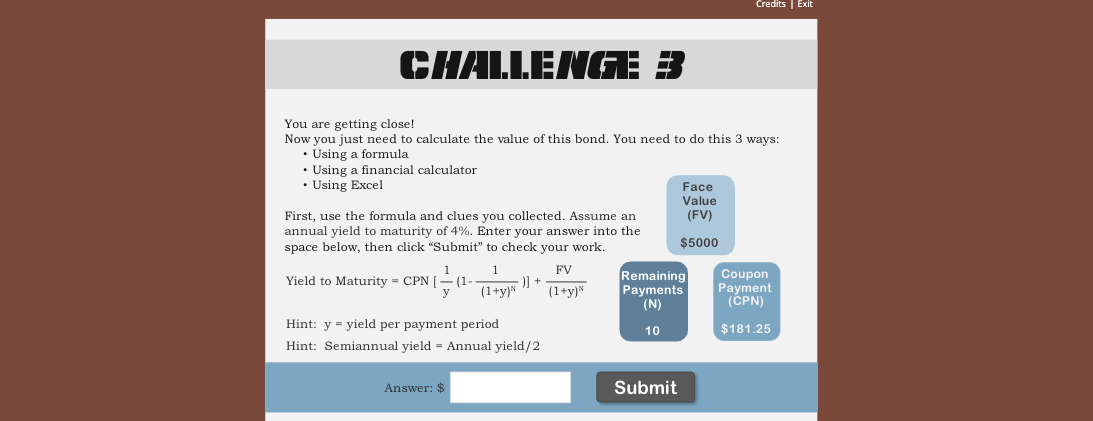 please answer this question You are getting close! Now you just need