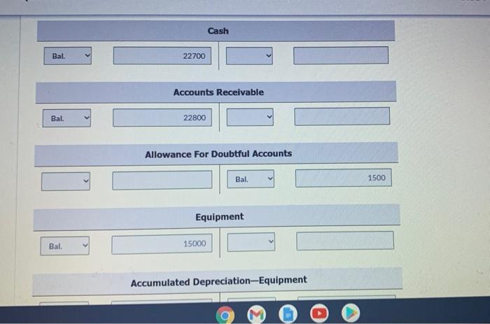 Buildings Accumulated Depreciation - Buildings Land 10,000 109,000 10,000 20,000 Accounts Payable