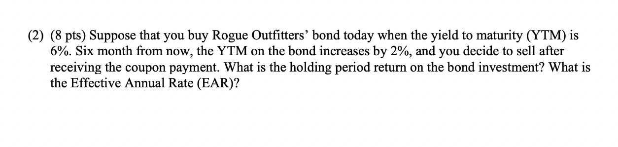 you! Part B: Calculation Problems. Please show your work carefully. Q1. (1)