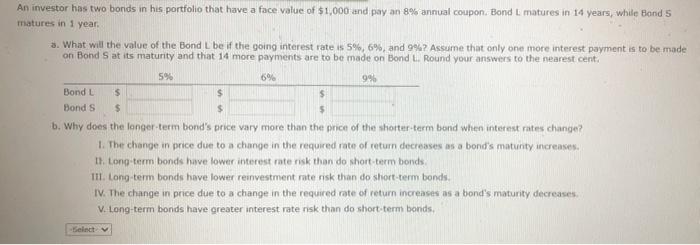 Answer correctyl and quickly for thumbs up! Thanks 5% An investor has