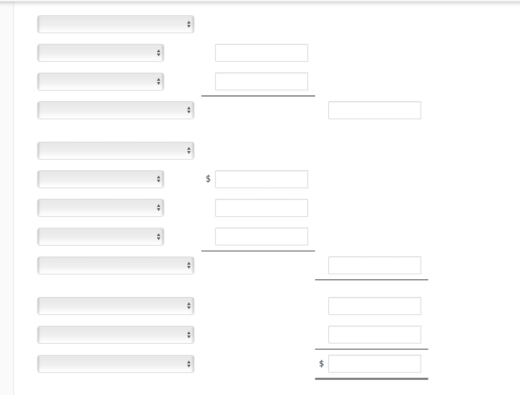 cost $9,900 and had accumulated depreciation of $1,600 was sold for $3,000.