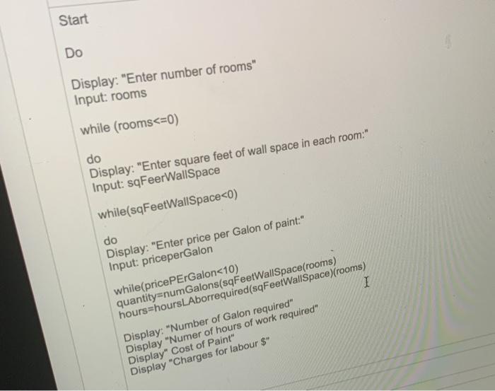  I NEED HELP WITH THIS PSEUDOCODE Note: I dont need the