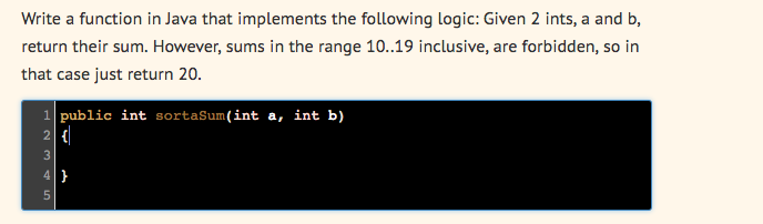  Write a function in Java that implements the following logic: Given