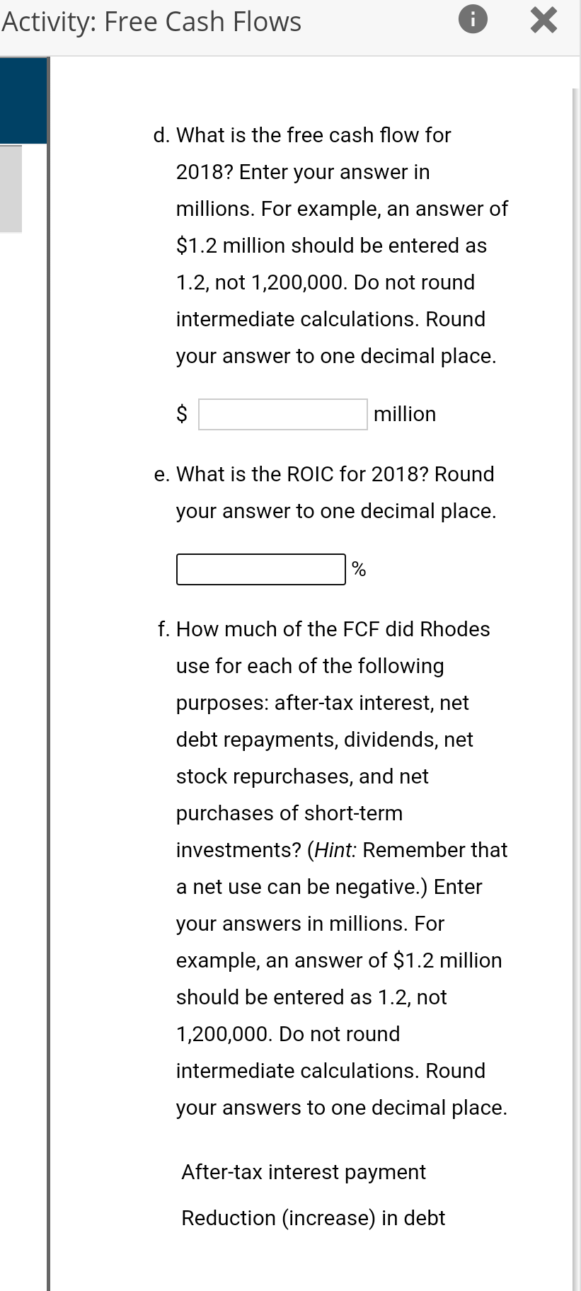 Old MathJax webview Question 1 0/10 Submit Video Excel Online Structured Activity: