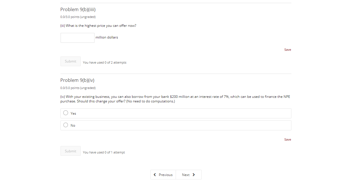 green energy company, which is now 100% equity financed. NPE generates a