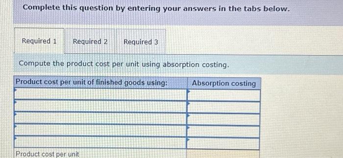 [The following information applies to the questions displayed below.] Trio Company reports
