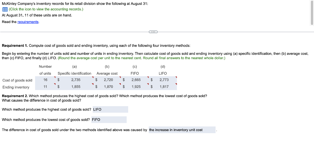 Answer chart on the first picture with question from the rest of