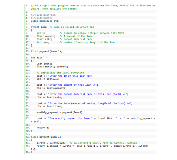 that it: Asks users to enter two different loans this time and