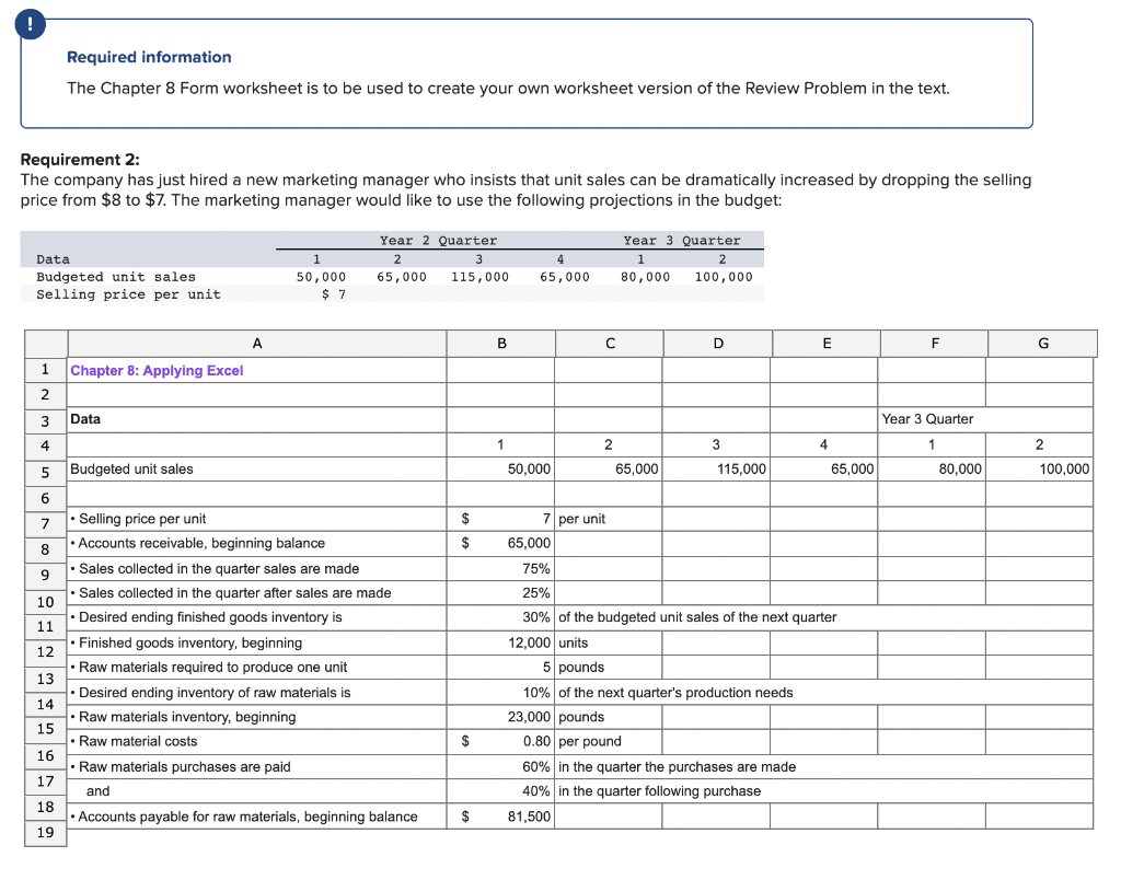 Please help answer these questions a. What are the total expected