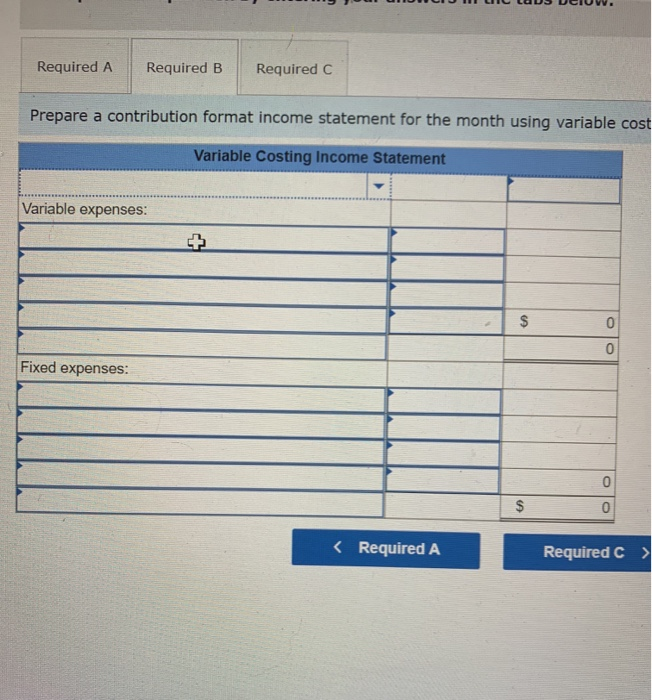 operations: $ 87 620 2,250 2,500 370 Selling price Units in beginning