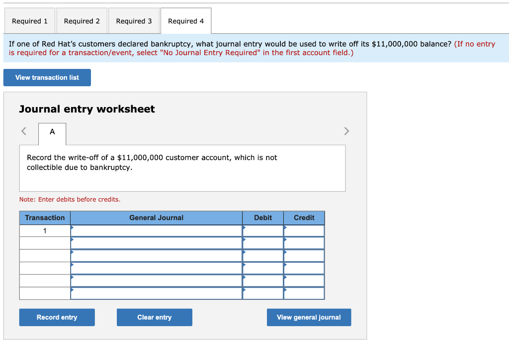 of 1 percent of revenue to estimate its bad debt expense for