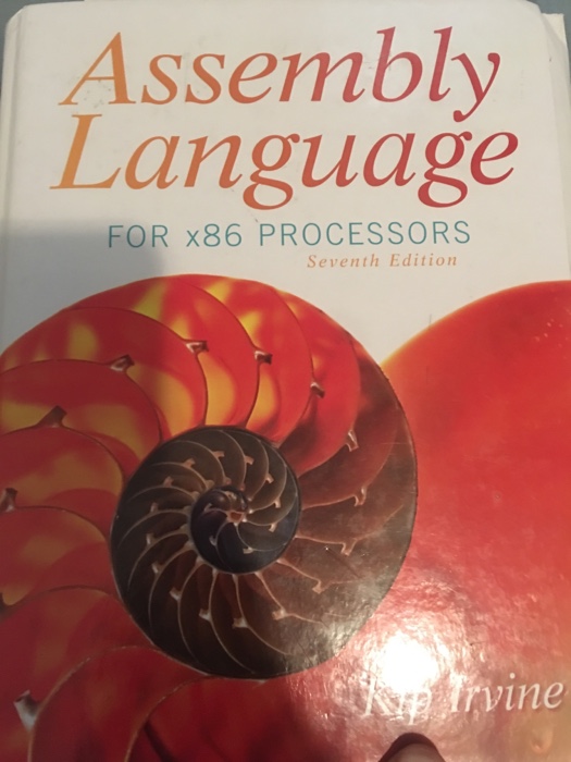  Assembly Language FOR x86 PROCESSORS Seventh Edition rvine