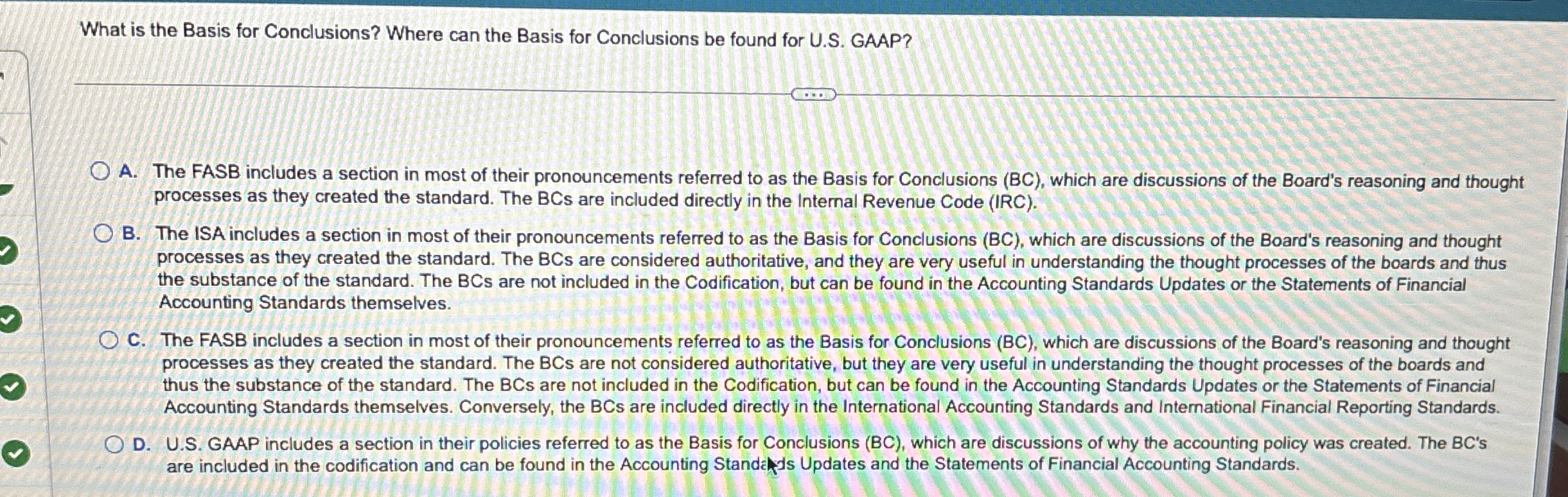  What is the Basis for Conclusions? Where can the Basis for