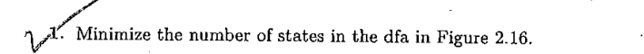 192 92 (1) (2) 0,1 Minimize the number of states in the