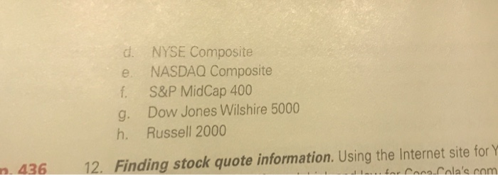 The Wall Street Journal or Barron's (either in print or online), find