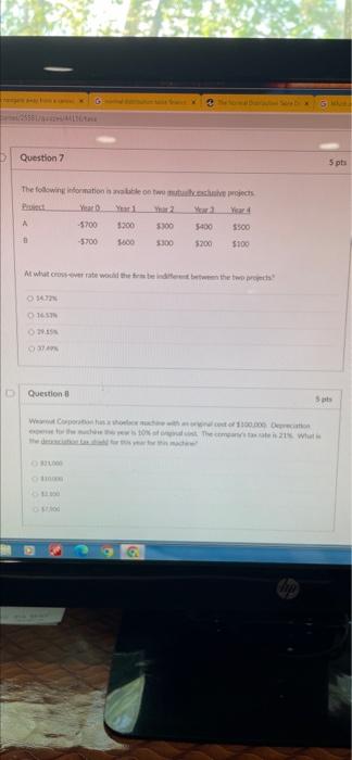 debt (ignoring taxes)? O 7.0% 0 7.5% O 8.0% 8.5% LD Question