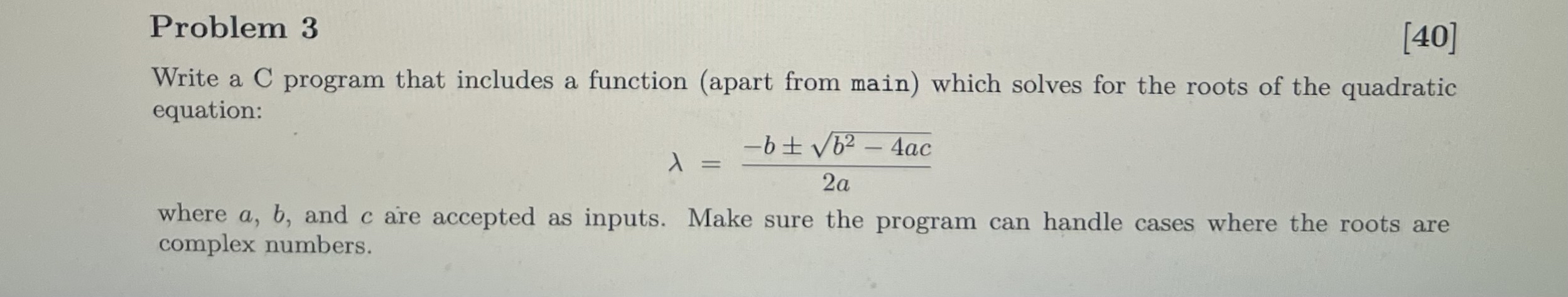  For each of these problems, write a program that addresses the