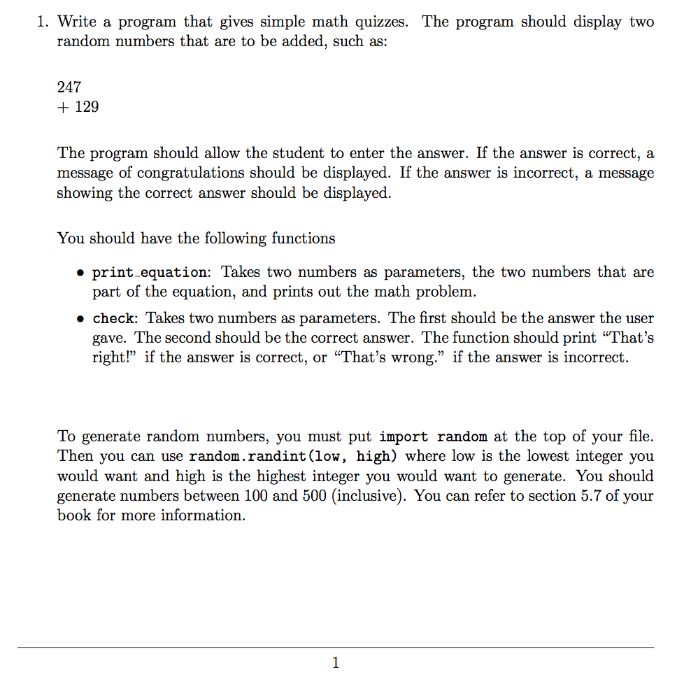 NOTE: Is learning "Python programming" (currently on chapter 5) with the following