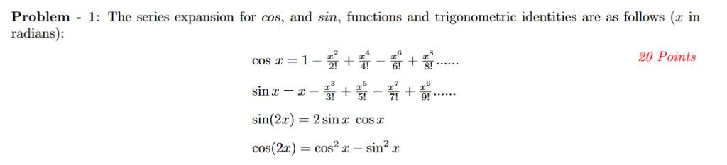 a.) Write a C++ program that calculates the value of the