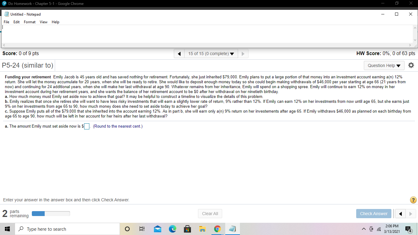  Do Homework - Chapter 5-1 - Google Chrome o Untitled -