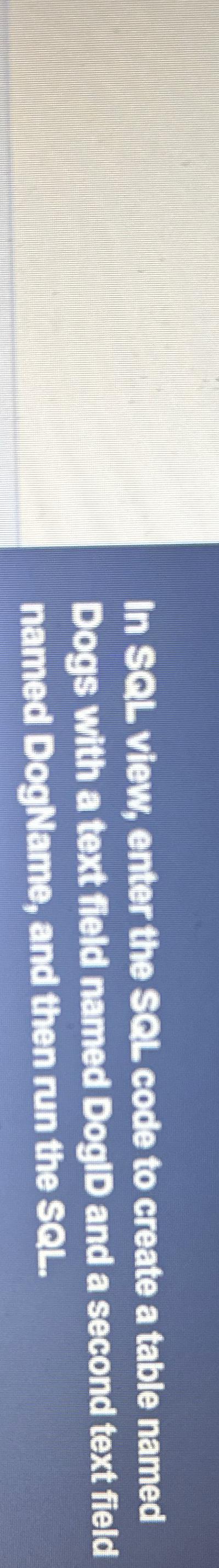  In SCL view, enter the SCL code to create a table