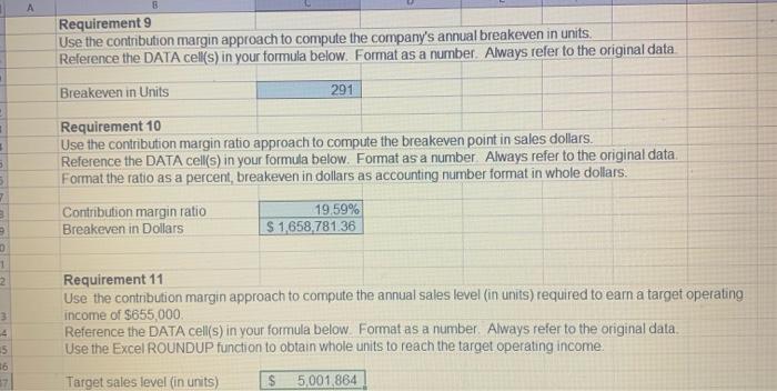 increase in net operating income if sales increase to 501 units. 13.