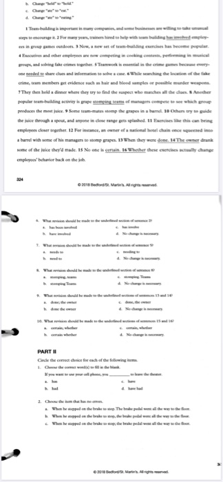 . Read them carefully and indee s the that follow the th