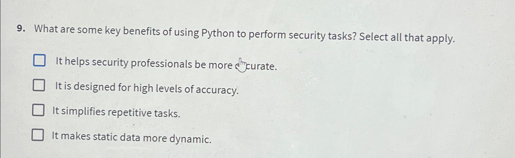  What are some key benefits of using Python to perform security