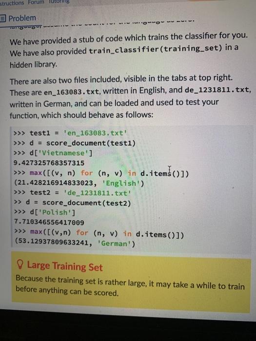 score_document (document, lang_counts=default_lang_counts) which takes as input a document name as a