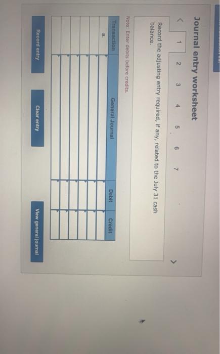 to the questions displayed below) The following information is available to reconcite