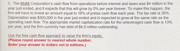 I am current using the Free cash flow approach and do not