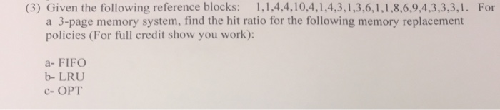  Embedded systems -Given the following reference blocks: (3) Given the following