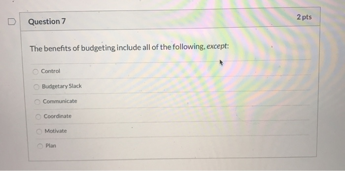 a company's future. It contains several individual budgets that are linked together