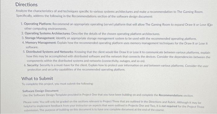 Consultant. First, you introduced your client, The Gaming Room, to different. approaches