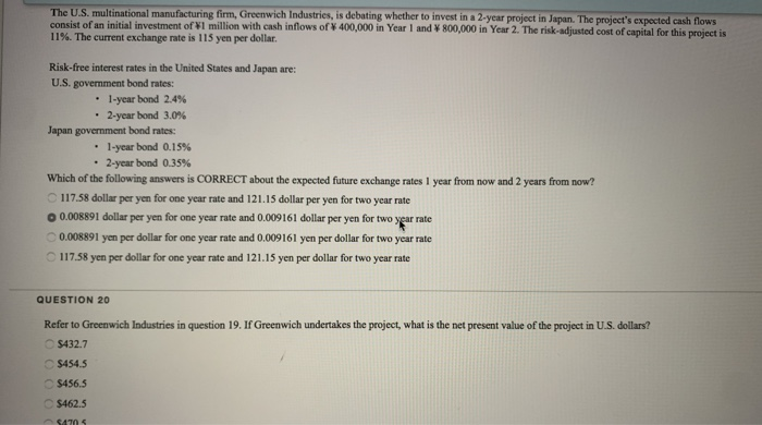  please focus on question 20 seeing as the question before it