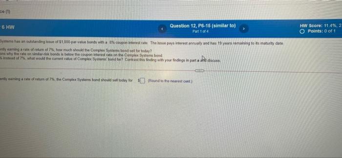 system has an out 1.000 abonds with a contestate. The a. Il