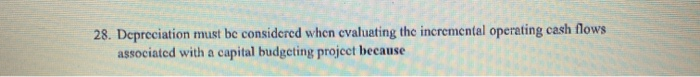 existing, older machine. The old (existing) machine is being depreciated at $20,000