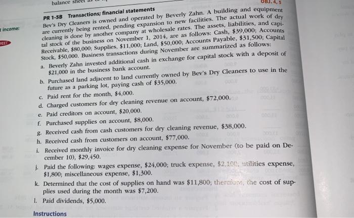 Series B OBJ. 4 . at end of -650 PR 1-16 Transactions