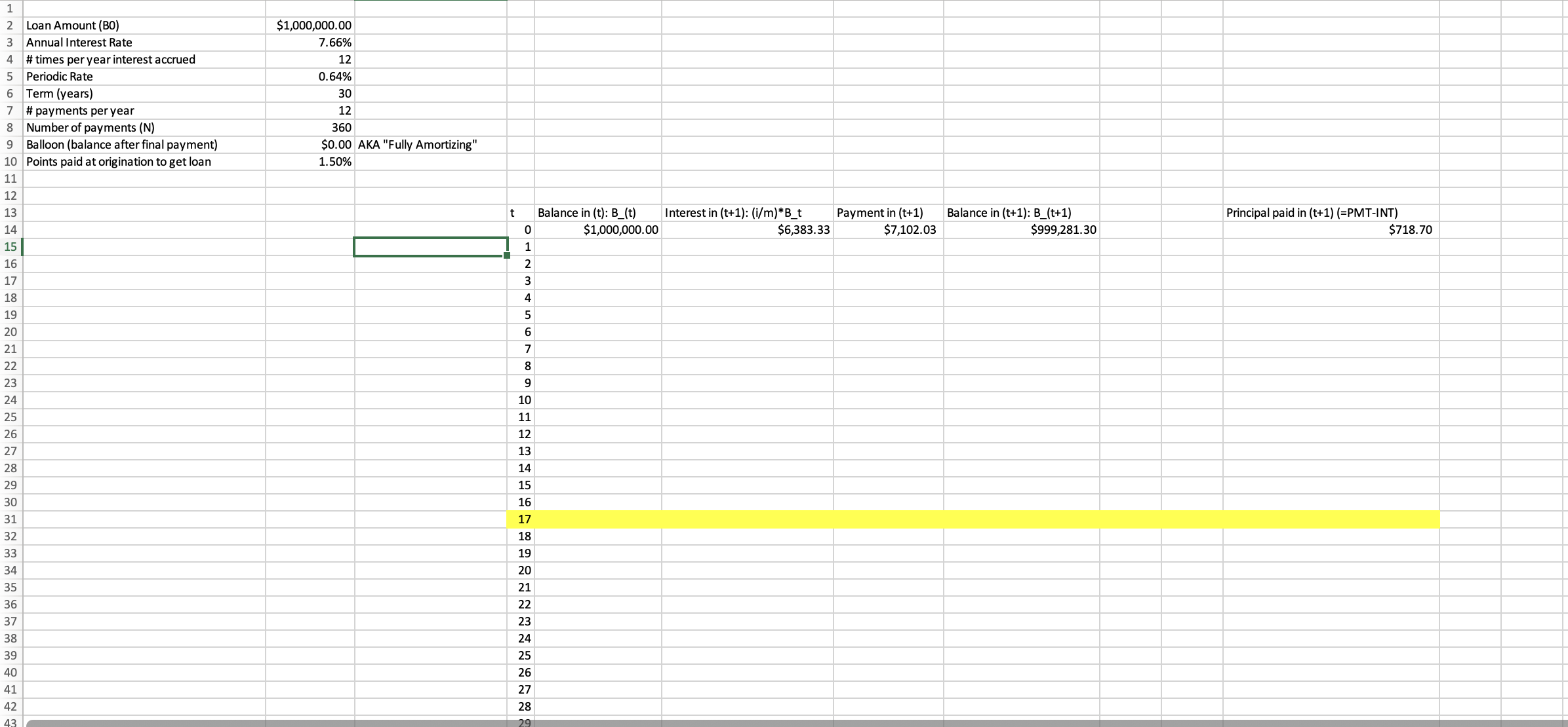  finance - show work plz 