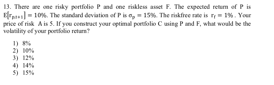 can represent an aspect of risk in that asset. ) Volatility is