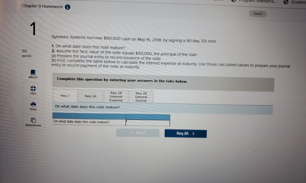 CAN YOU PLEASE HELP ME WITH THIS ACCOUNTING PROBLEM Chapter 9 Homework