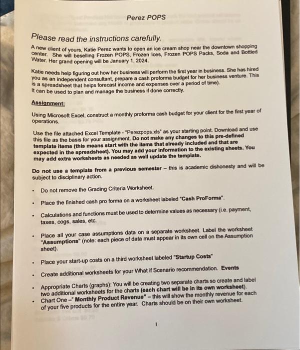 please help me with this excel assignment!! i need a full step