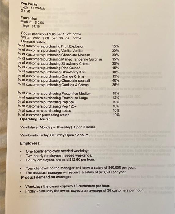 Please read the instructions carefully. A new client of yours, Katie Perez