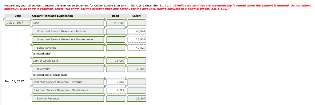 Problem 18-1 Culver Company sells tablet PCs combined with Internet service, which