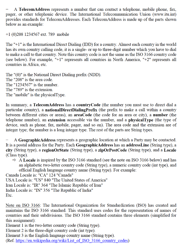 composition, and other Object Oriented Programming concepts such as constructors, access rights,