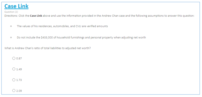  Case Link is provided below: Case Link Question (2) Directions: Click